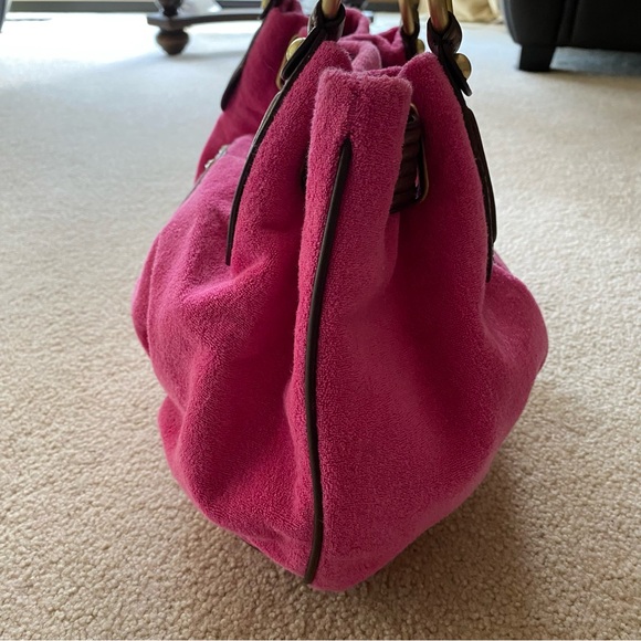 Vintage Juicy Couture Pink Velour Bag - Picture 10 of 16